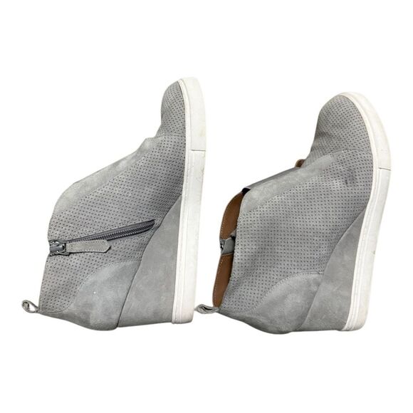 Linea Paolo Felicia Platform Wedge Sneaker Bootie Women's 7 M Gray - Picture 5 of 11